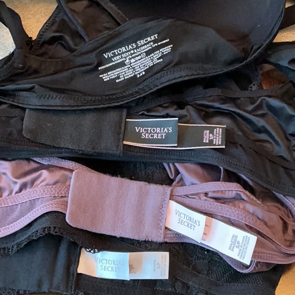 Victoria’s Secret, Free People & More -Bra & Bralettes -Blk,Gray, Light Purple - Picture 8 of 16